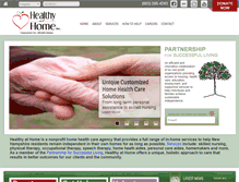 Tablet Screenshot of healthyathome.org